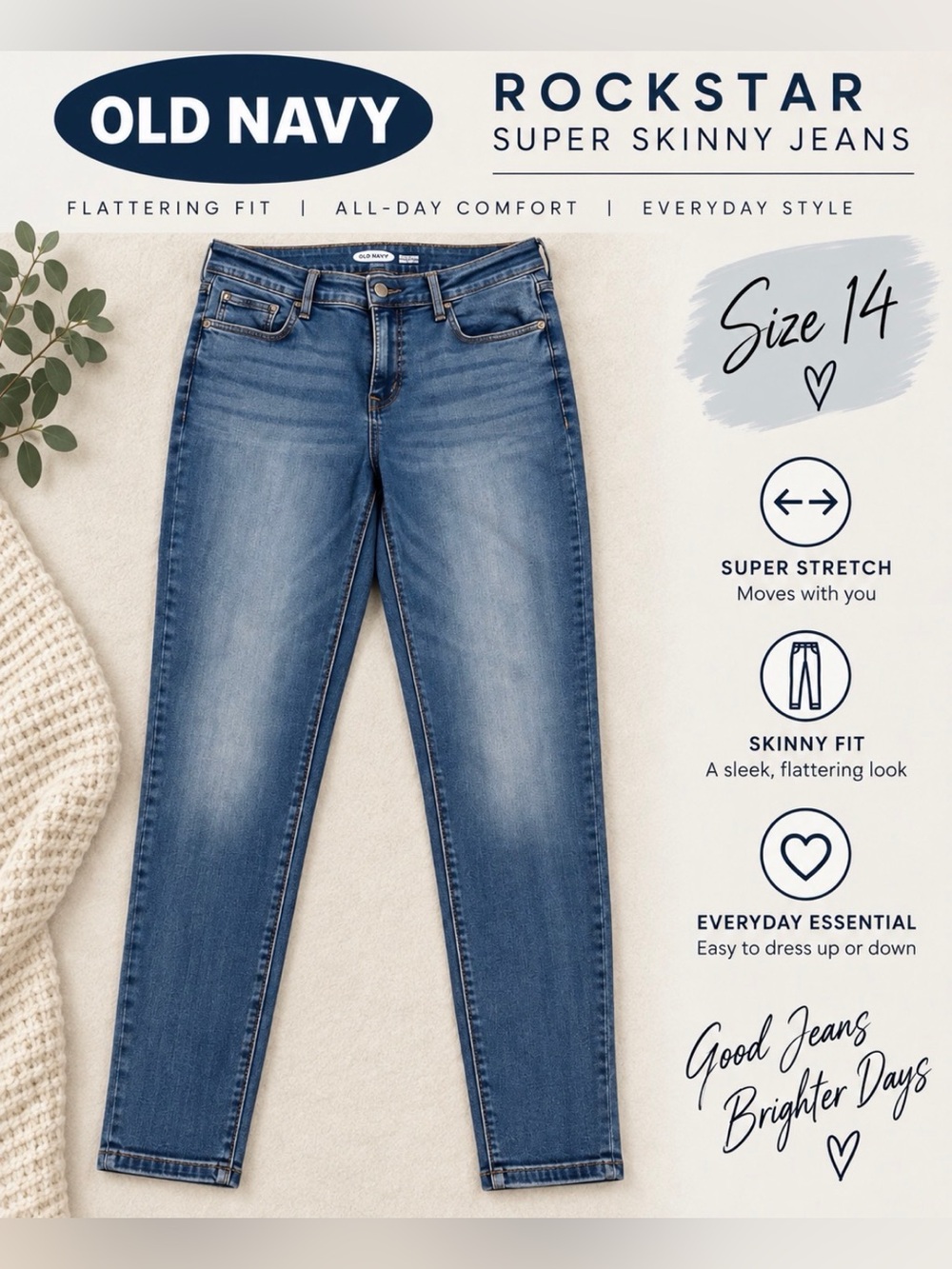 Old Navy Women's Rockstar Super Skinny Jeans